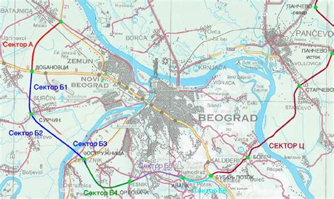 Mapa Obilaznice Oko Beograda Superjoden