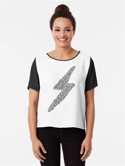 Silver Glitter Lightning Bolt Essential T Shirt For Sale By