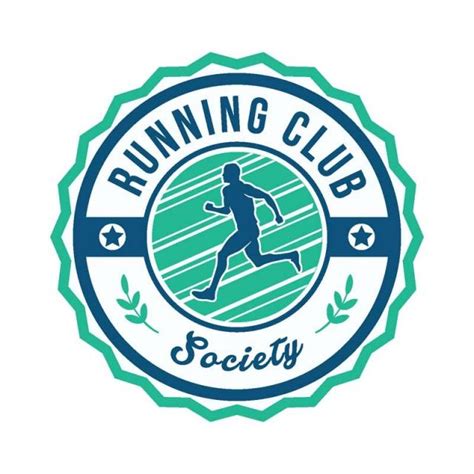 Modern Running Sports Club Badge Logo Sport Badge Logo Png And