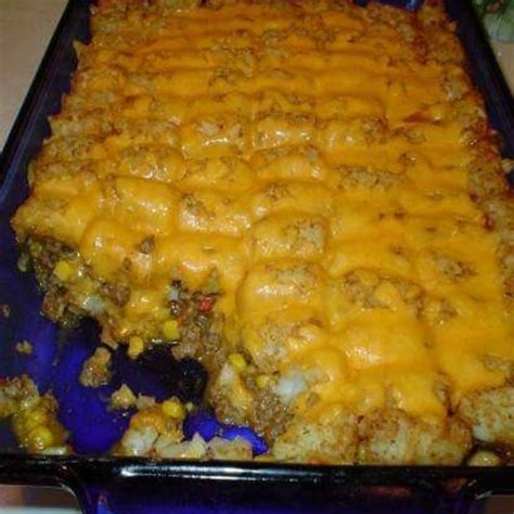 Victorys Taco Tater Tot Casserole