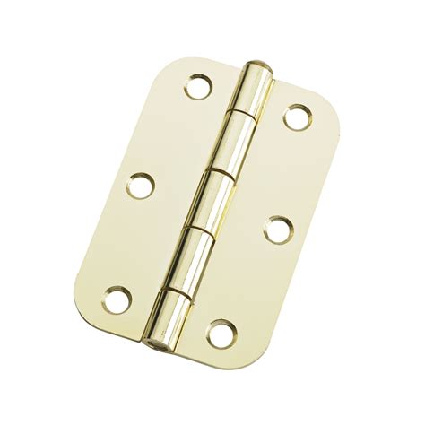 Mute nd smooth, large bearing capacity. Zenith 90mm Brass Plated Loose Pin Radius Butt Hinge ...