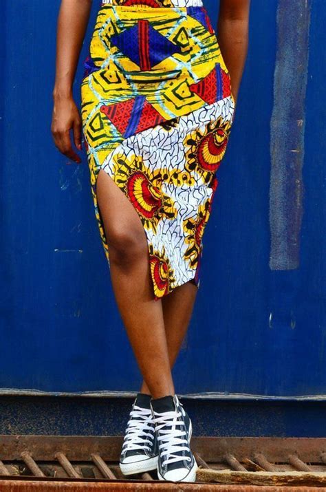 SAIAS DE CAPULANA Longas Ou Curtas Moda Africana Bela Feliz African Fashion African