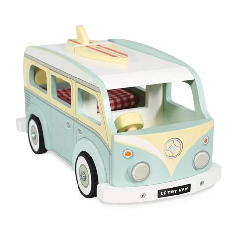 Le Toy Van Camper Bus Bestel Eenvoudig Het Houten Poppenhuis