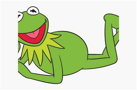 Download Clipart Kermit The Frog Laying Down