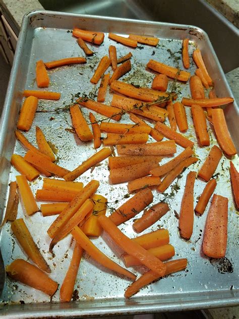 Oven Roasted Carrots With Thyme Carrots 6 Recipes And Culinary