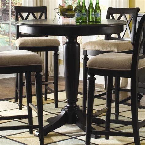 Round Bar Height Table And Chairs Ideas On Foter Bar Height Kitchen Table Bar Height Dining