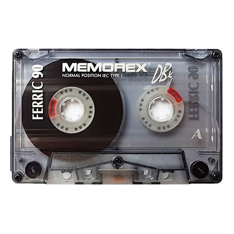 Memorex Dbx 90 Ferric Blank Audio Cassette Tapes Retro Style Media