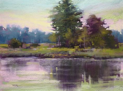 Quiet Evening Lowcountry River Reflections 18x24 Original Etsy