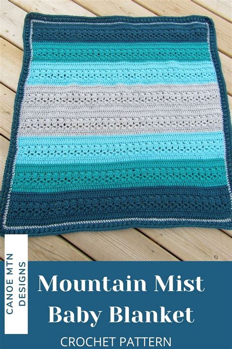 Mountain Mist Baby Blanket Pattern By Canoe Mtn Designs Baby Blanket