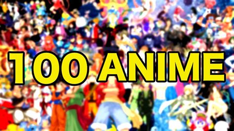 100 Anime In 120 Sekunden Youtube