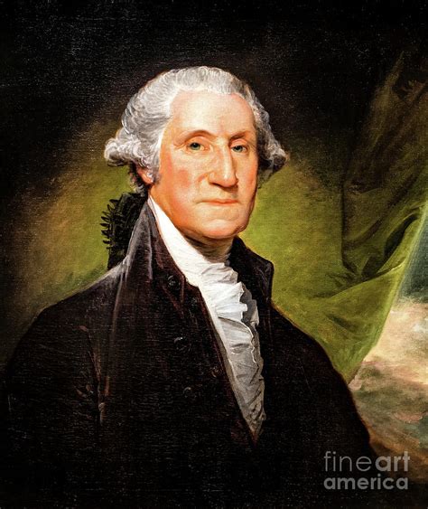 George Washington By Gilbert Stuart 1795 Painting By Gilbert Stuart