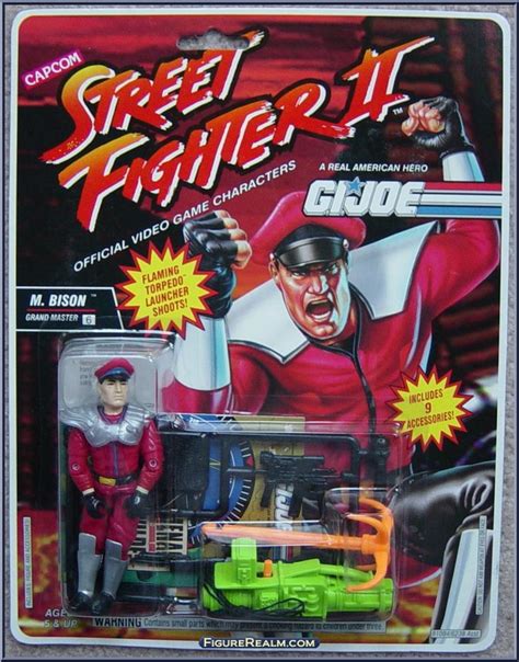 M Bison Shoulder Pads G I Joe Classic Collection Series Street Fighter Ii