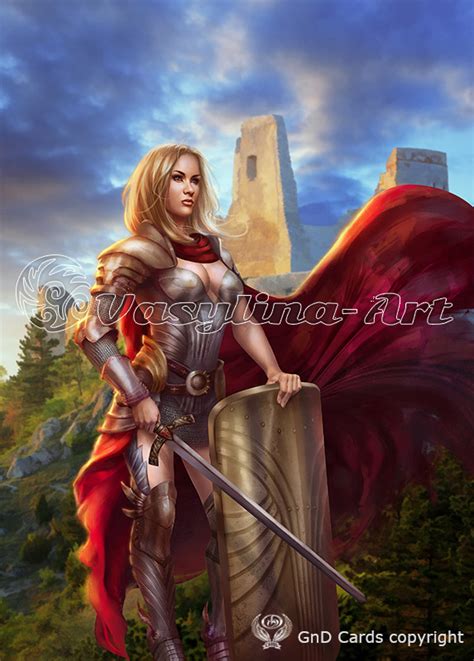 She Is A Knight By Vasylina On Deviantart