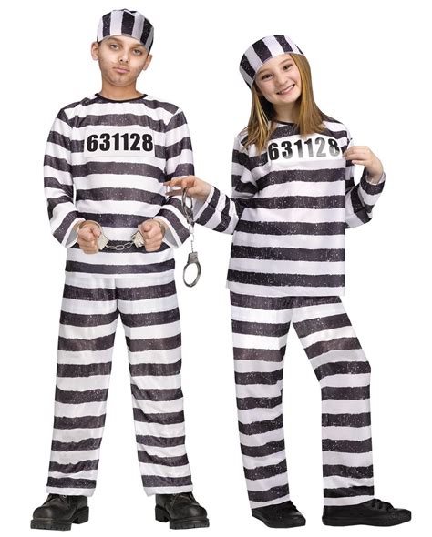 Jailbird Prisoner Convict Child Costume Costumes Australia