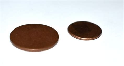 Copper Quarter Blank Planchet Error And Copper Penny Blank Planchet Slit Rim Cud Ebay