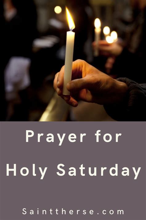 Prayer For Holy Saturday Holysaturday Catholic In 2020 Holy