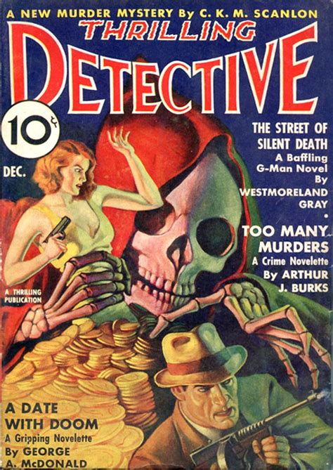 Thrilling Detective Dec 1937 Fists And 45s