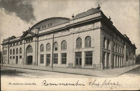 The Auditorium In Canton Ohio Postcard