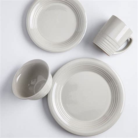 Martha Stewart Everyday Stoneware Dinnerware Set White 16 Piece