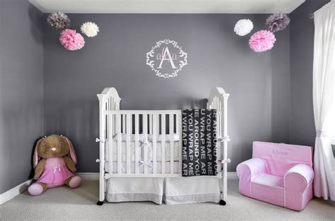 Alexas Beautiful Pink And Grey Nursery Project Nursery