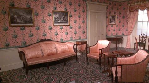 A Living Room From Bostons Elite Class Late 19th Century Early 20th