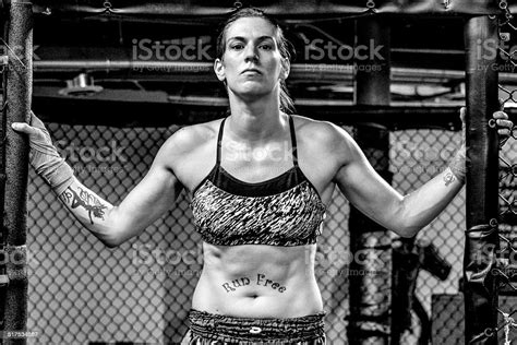 Female Cage Fighter Mma Stock Photo Download Image Now Females