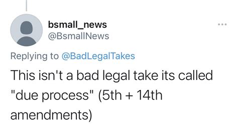 Bad Legal Takes On Twitter