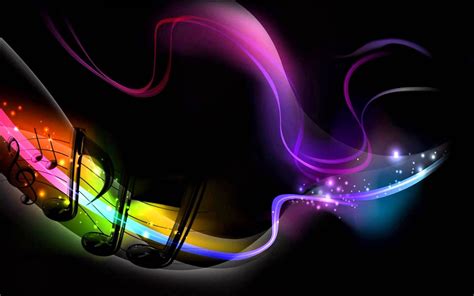 Colorful Music Notes Abstract Wallpaper Music Wallpaper Music