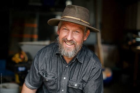 Portrait Of A Farmer By Stocksy Contributor Luke Liable Stocksy