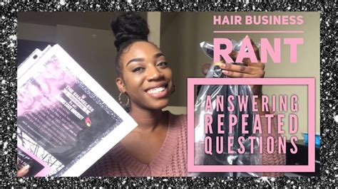 That would be a pretty big project, so it's something i'd. Starting A Hair Business Rant | Answering Repeated Questions - YouTube