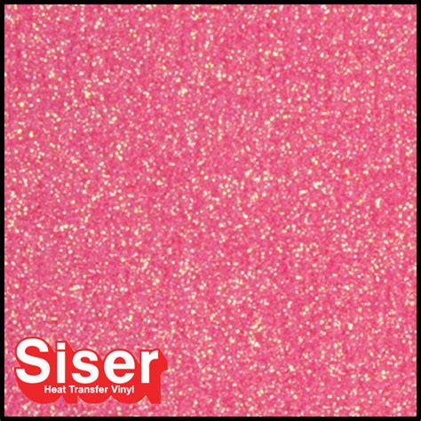 Siser Glitter Heat Transfer Vinyl A4 Sheet Rainbow Coral Skat