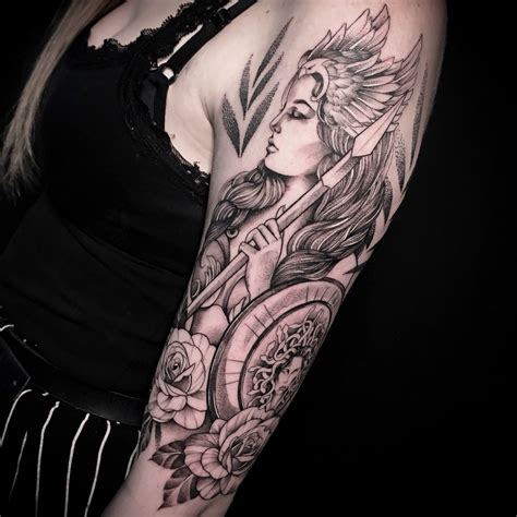 Get An Athena Goddess Tattoo To Show Off Your Feminine Side Body