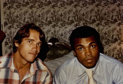 Arnold Schwarzenegger And Muhammad Ali Boxe Boxing Cinema Movie