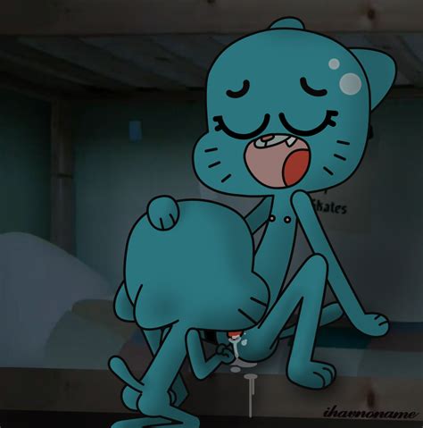 Rule 34 Accurate Art Style Anus Ass Bed Breasts Faceless Male Feline Female Gumball Watterson