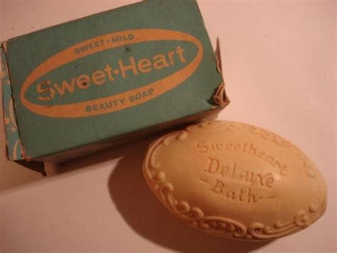 Vintage Sweetheart Soap Personal Bar 1950s In Box
