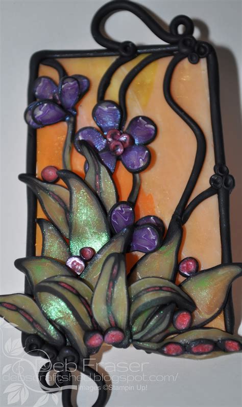 Stained Glass Polymer Clay
