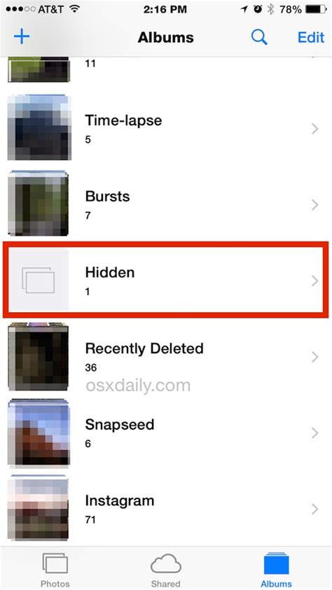 How To Hide Photos On Iphone And Ipad With The Ios Hidden Album