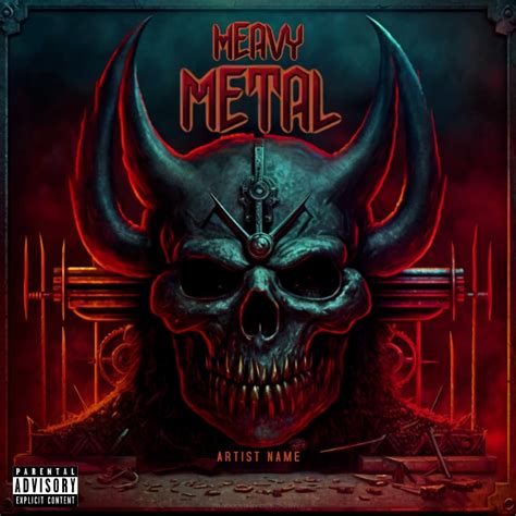 Heavy Metal Album Cover Design 1 Template Postermywall