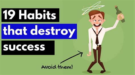 19 Habits that destroy success - YouTube