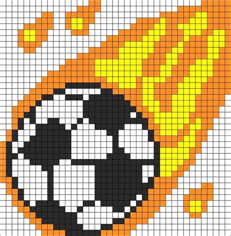 Pixel Art Ballon De Foot 31 Idées Et Designs Pour Vous Inspirer En
