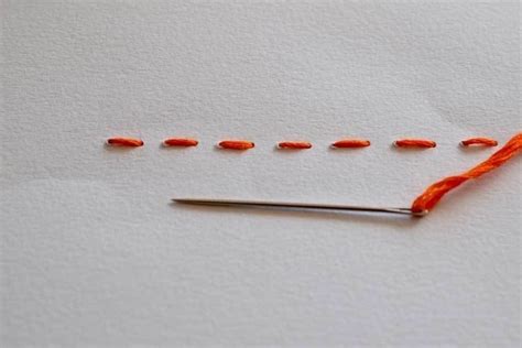 A Running Stitch How To And A Free Printable To Practice On · How To