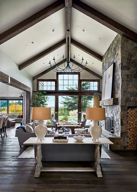 Contemporary Rustic Farmhouse With Stunning Living Spaces In Rural Oregon