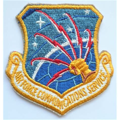 United States Air Force Communications Service Cloth Patch Badge Usaf