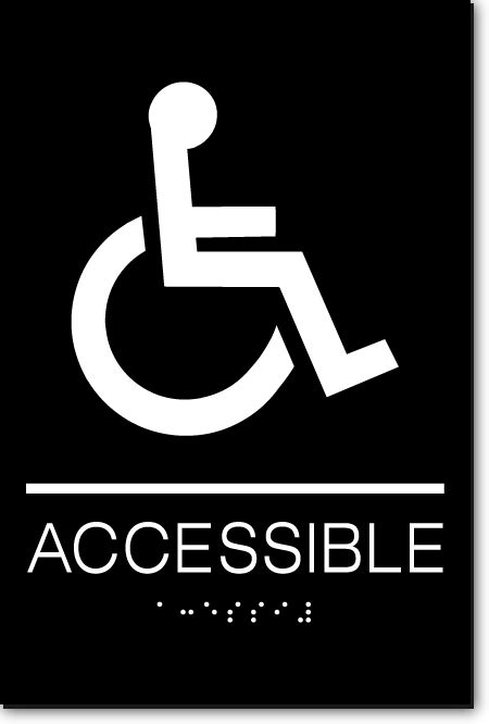 Wheelchair Accessible Sign Ada Sign Factory