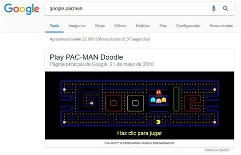 Qu Es Google Pacman El Juego Que Lo Est Petando En Google