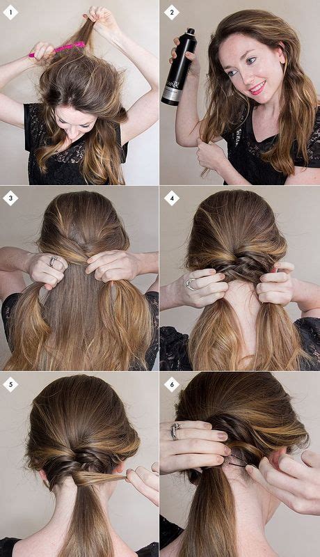 Cute Updo Hairstyles Step By Step