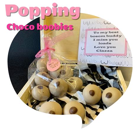 Popping Chocolate Boobs Boobies Titties Etsy UK
