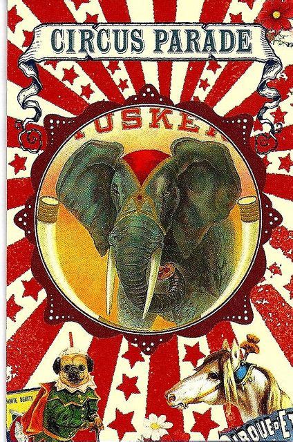 Vintage Circus Poster Elephant Vintage Circus Posters Circus