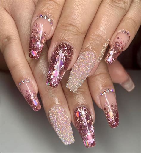 50 Glam Nail Designs For Prom 2020 The Glossychic