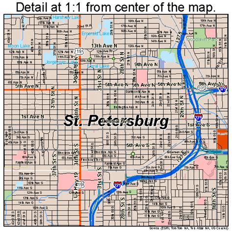 St Petersburg Florida Street Map 1263000
